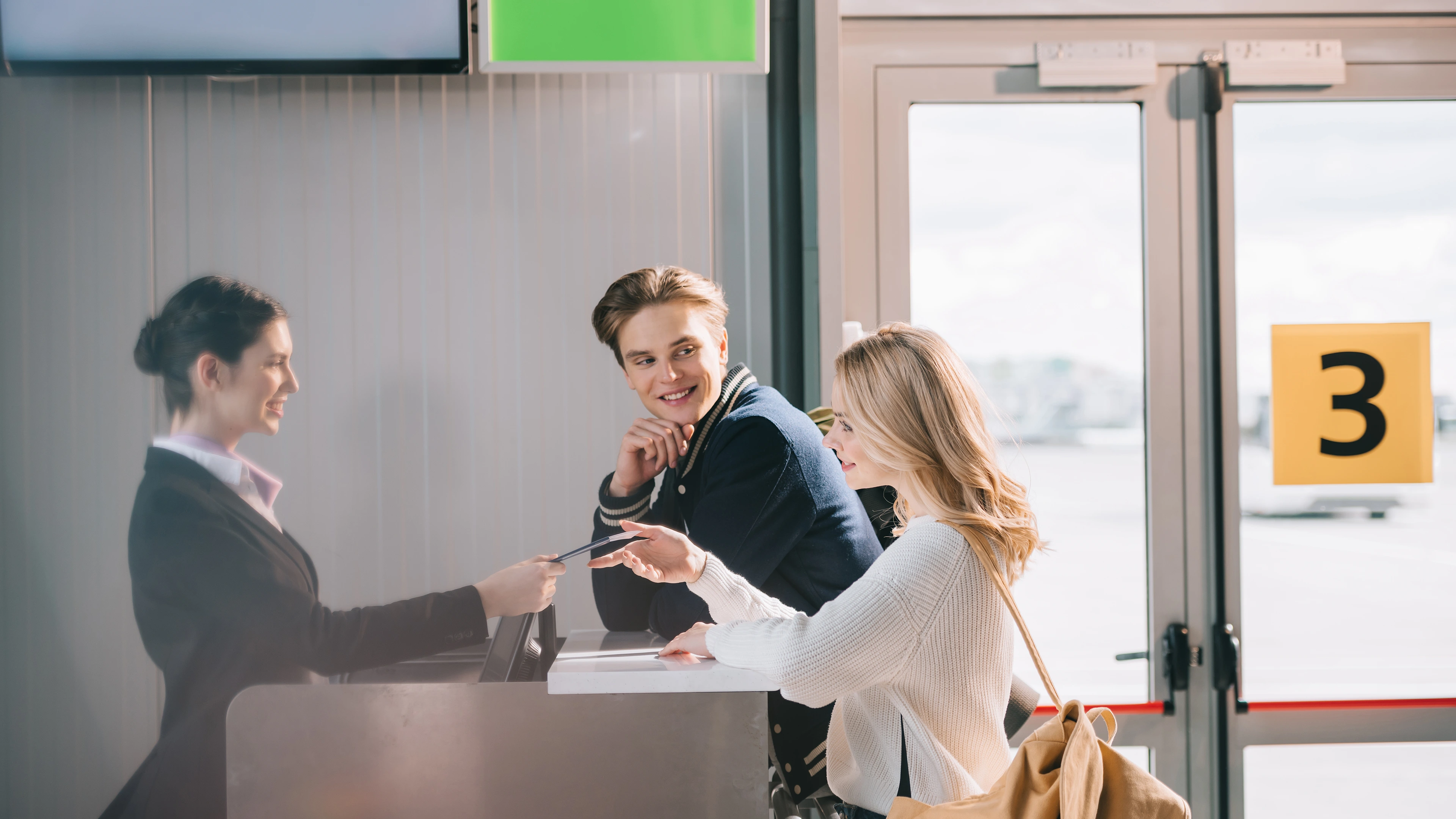 Check-in a reptéren - lépésről lépésre
