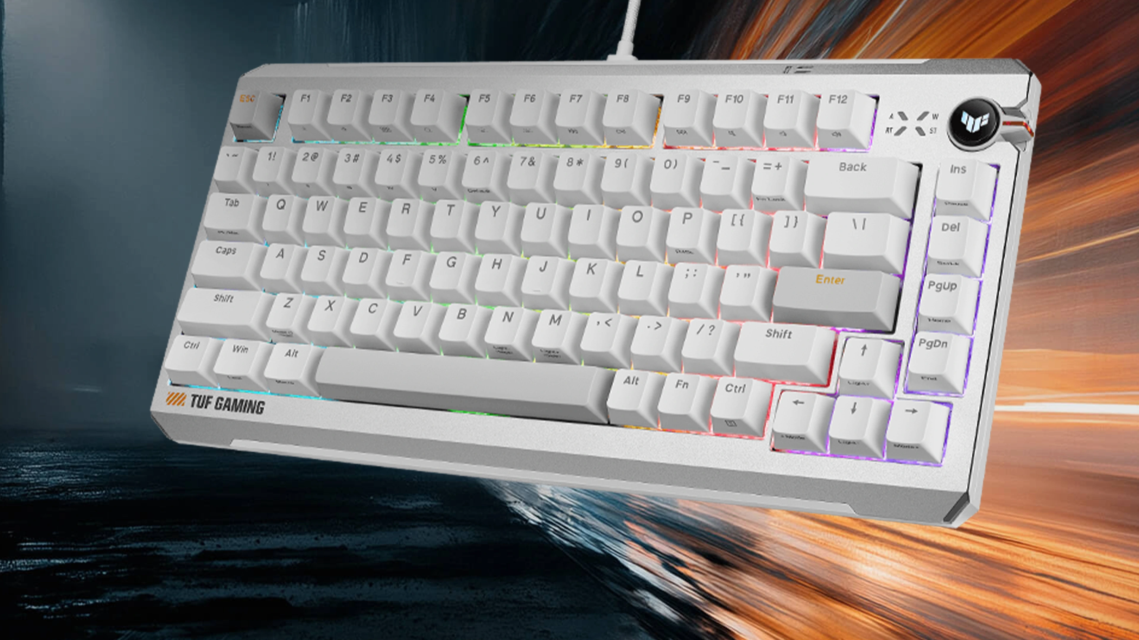 ASUS TUF Gaming K4 Magnetic gamer billentyűzet