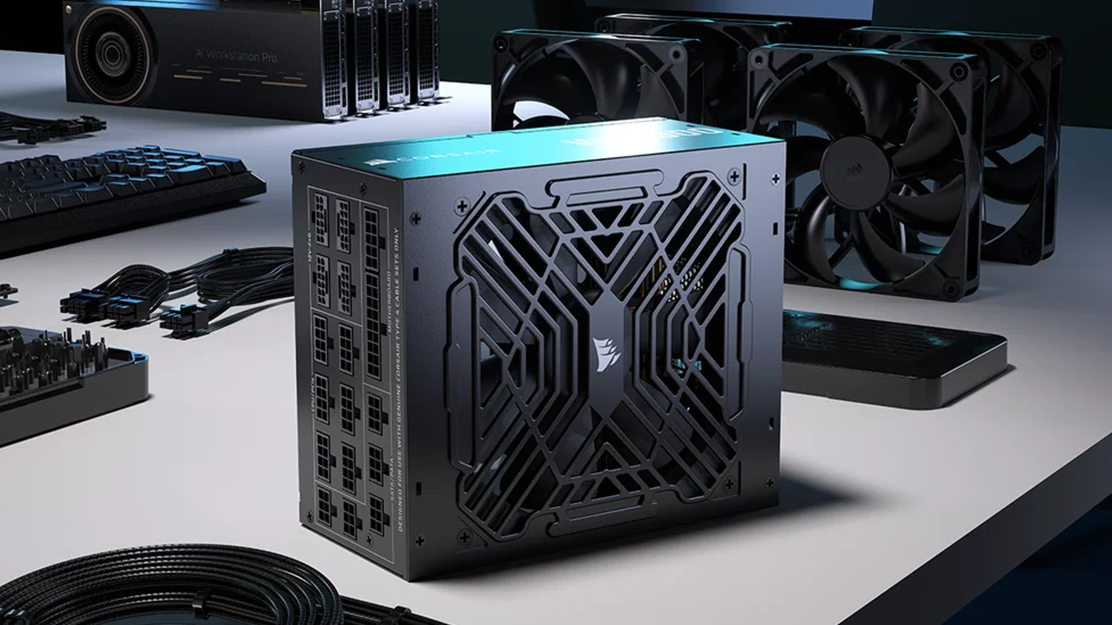 Corsair WS3000 teljesen moduláris nagy teljesítményű PSU