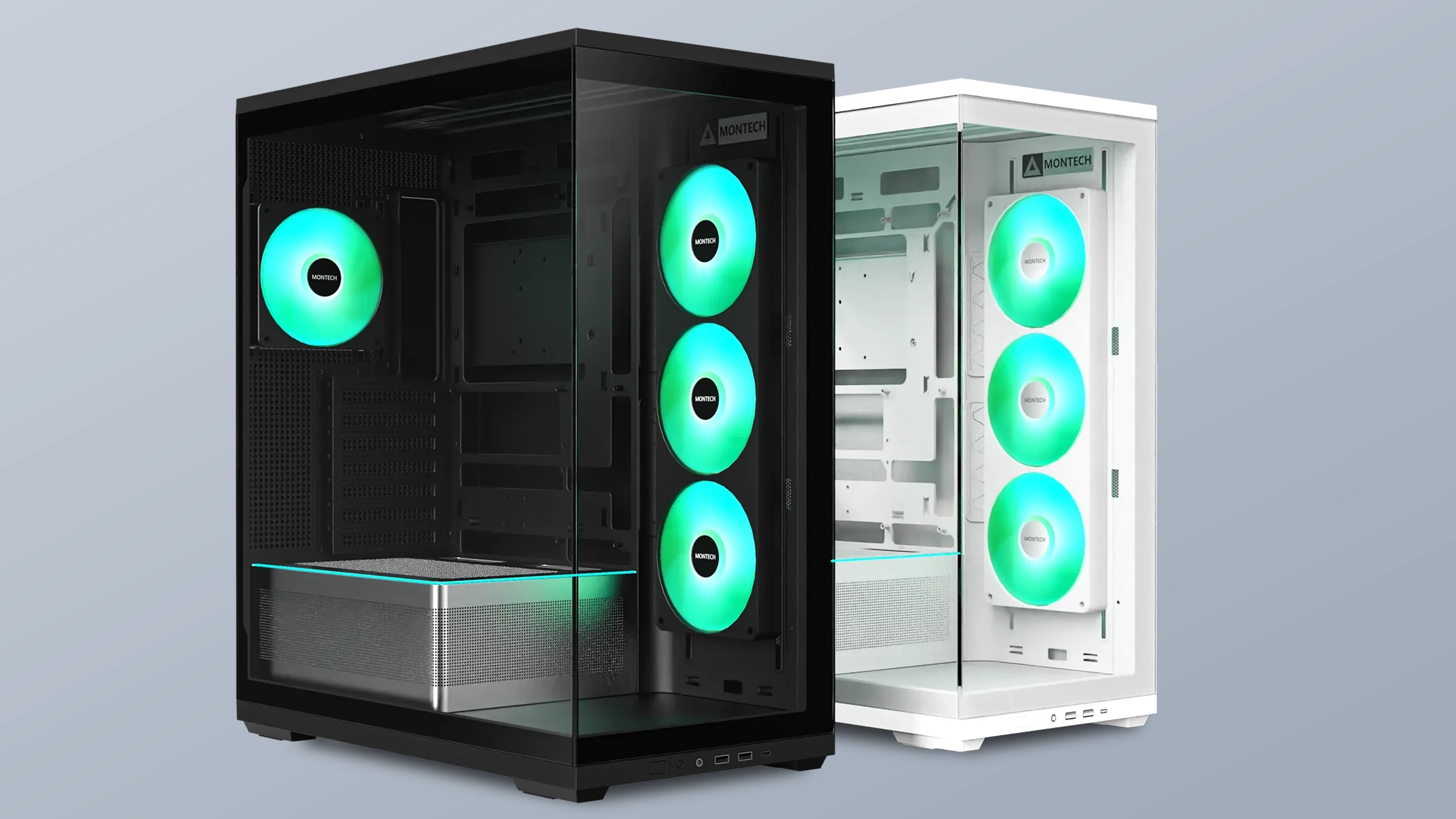 MONTECH TG3: panorámás gamer PC-ház