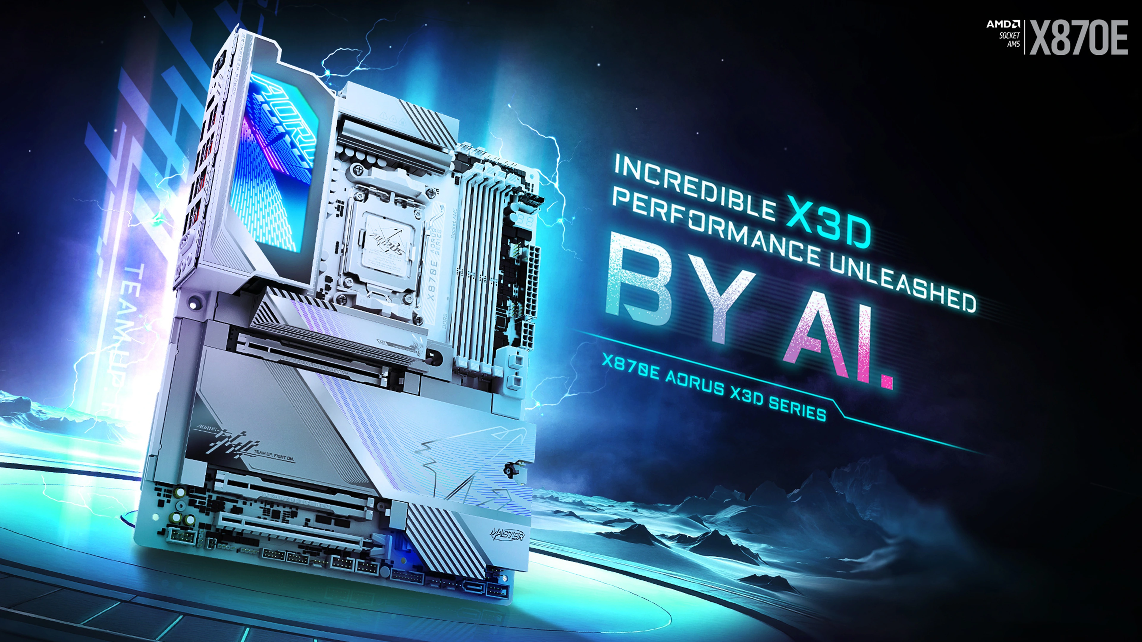 X870E AORUS MASTER X3D ICE