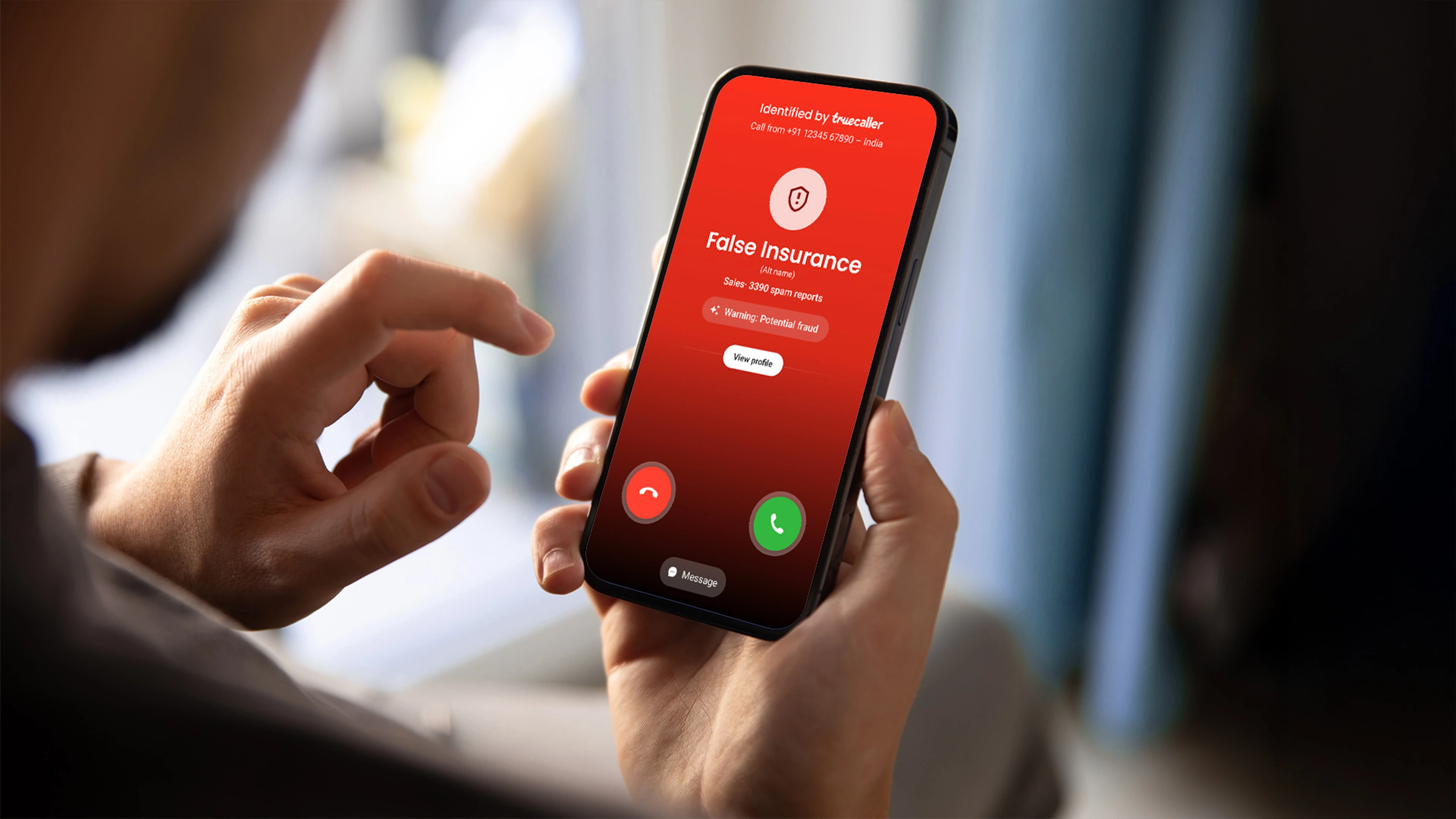 Truecaller biztonsági és csalásvédelm