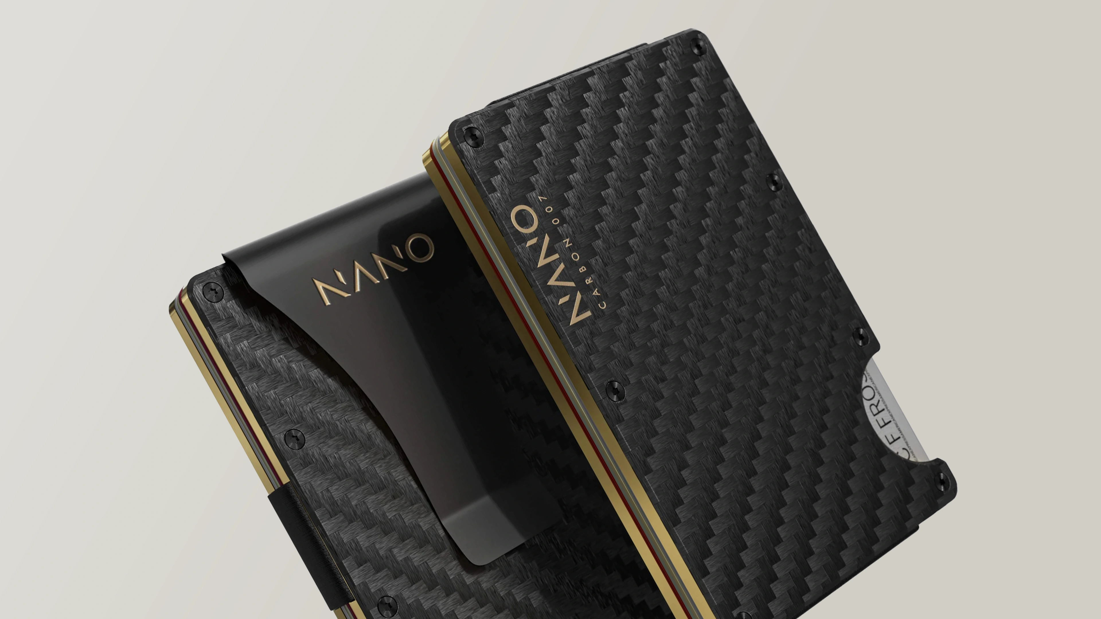 NANO Carbon Fibre 3K 007 Money Clip Wallet